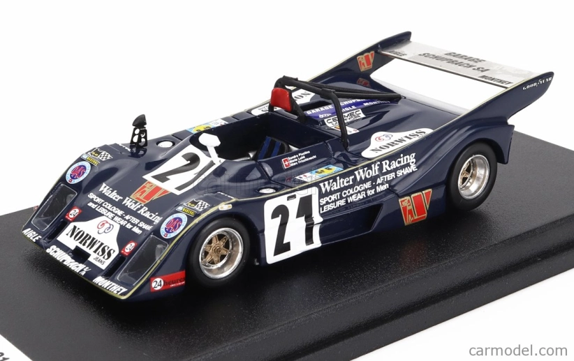 Trofeu Cheetah G601 Spider Team Racing Fans N 21 24h Le Mans 1980 Marc Frischknecht - Sandro Plastina - Mario Luini 1:43 Blue