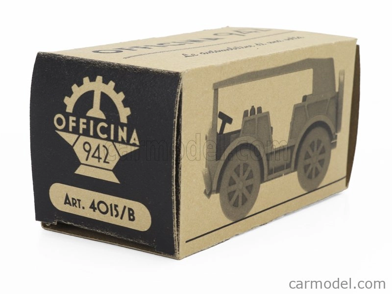 Officina-942 Fiat Tm40 Tractor Trattore Pesante Closed 1941 1:76 Vojenská Zelená