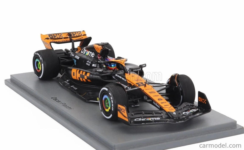 Spark-model Mclaren F1 Mcl60 Team Mclaren N 81 3rd Japan Gp 2023 Oscar Piastri 1:43 Orange Blue Black