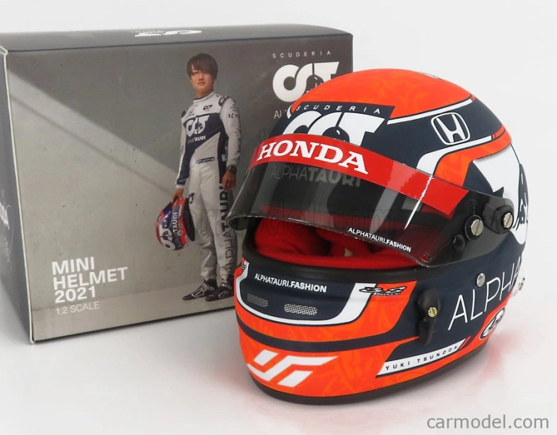 Mini helmet Arai helma F1 At02 Honda Ra620h Team Alpha Tauri N 22 1:2