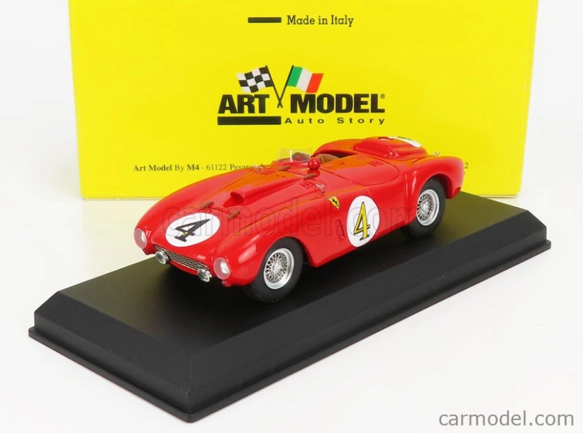 Umelecký model Ferrari 375 Plus 5.0l V12 Spider Team Scuderia Ferrari N 4 Winner 24h Le Mans 1954 Maurice Trintignant - Jose Froilan Gonzales 1:43 Red