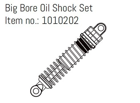 HBP240326 - (1010202) Big Bore Oil Shock Set - EVO/GOAT