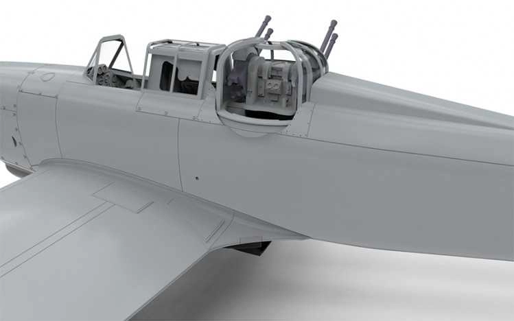 Classic Kit letadlo A05132 - Boulton Paul Defiant NF.1 (1:48)