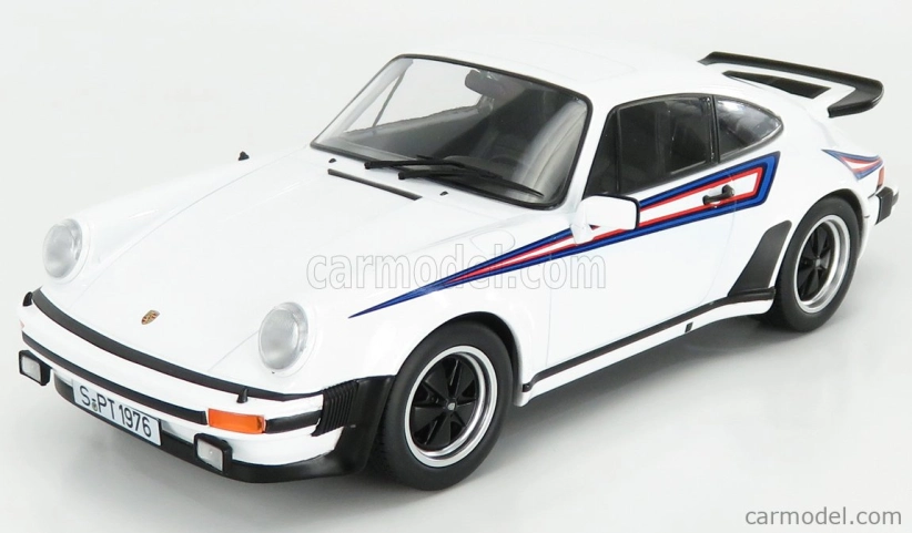 Porsche 911 930 Turbo Coupe 1976 v mierke 1:18 biela