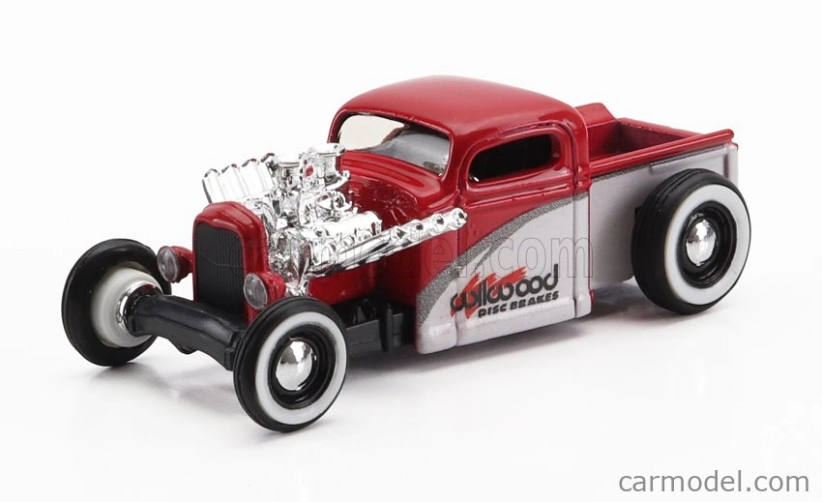 Maisto Chevrolet 454 Ss Pick-up With Trailer Car Transporter + Pick-up 1936 1:64 biela červená