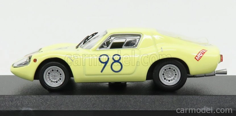 Najlepší model Fiat Abarth Ot1300 N 98 Winner S1.3 Class Targa Florio 1967 Garufi - Ferlito 1:43 Yellow