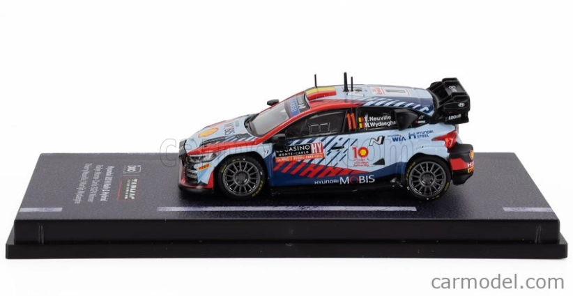 Tarmac Hyundai I20 N Rally1 Team Shell Mobis Wrt N 11 Winner Rally Montecarlo 2024 Thierry Neuville - Martijn Wydaeghe 1:64 Různé