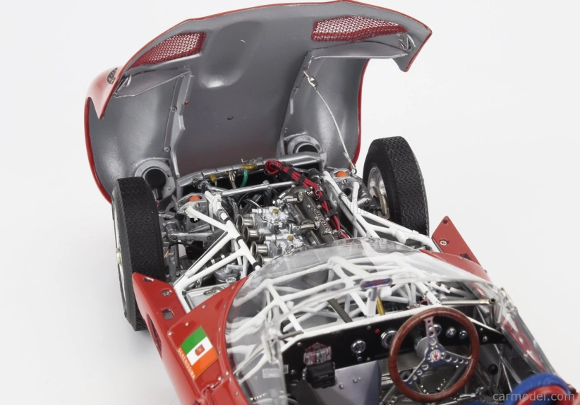 Cmc Maserati Tipo 61 2.9l S4 Spider Birdcage Goodwood Revival 2008 1:18 Red