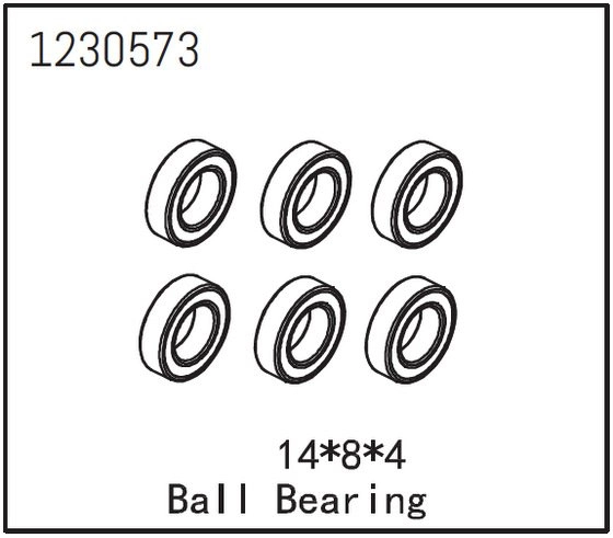 Ball Bearing 14*8*4 (6)