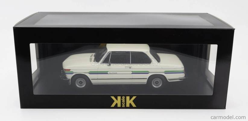 BMW 2002 Alpina 1974 v mierke 1:18 biela