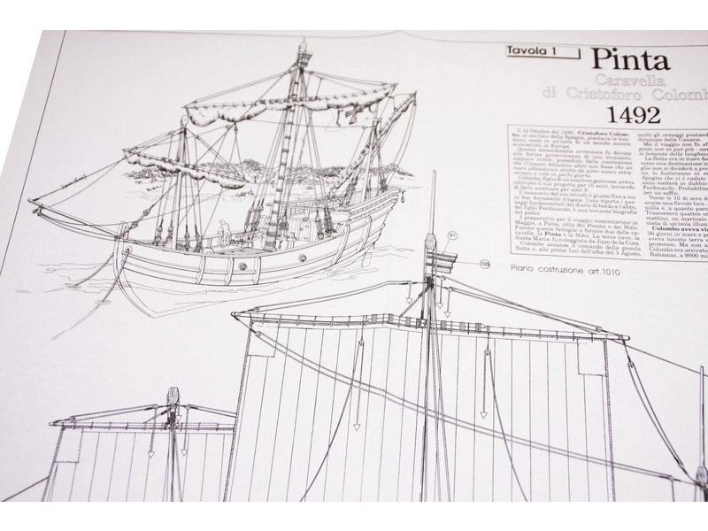 AMATI Pinta karavela 1492 1:65 kit