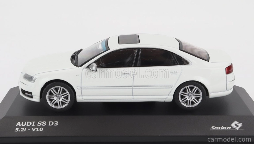 Solido Audi A8 S8 (d3) 2010 1:43 Bílá