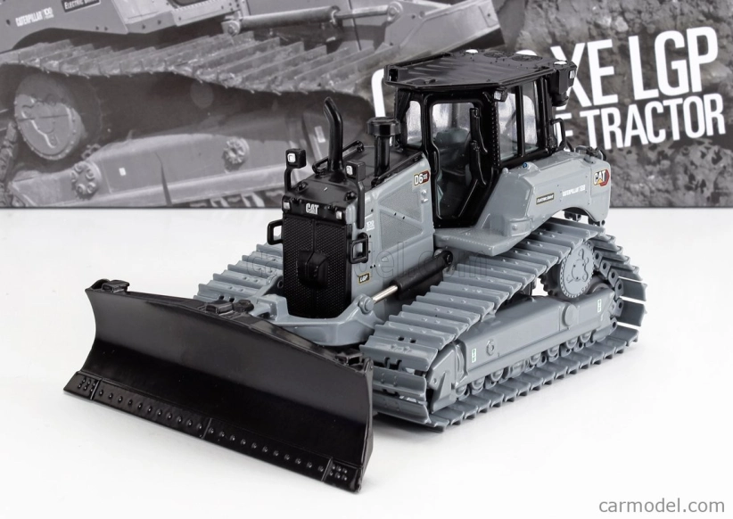 Dm-models Caterpillar Catd6 Xe Lgp Ruspa Cingolata - Scraper Truck-type Tractor 1:50 Grey