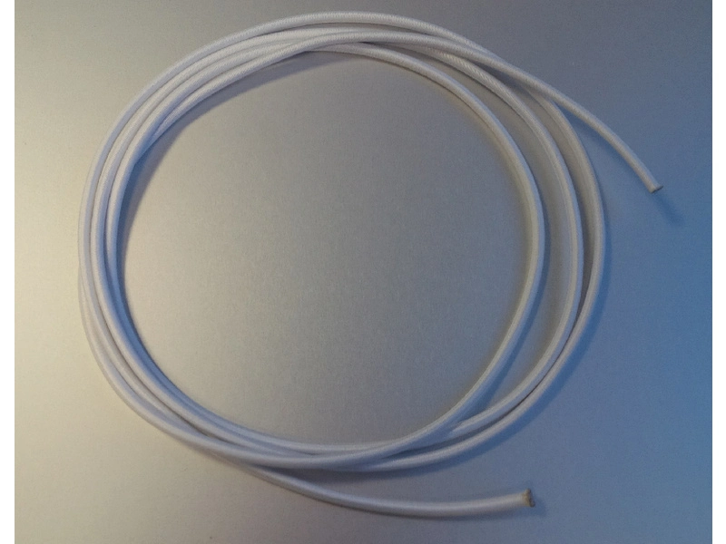 Klima elastická šnúra priemer 3 mm 1,5 m biela