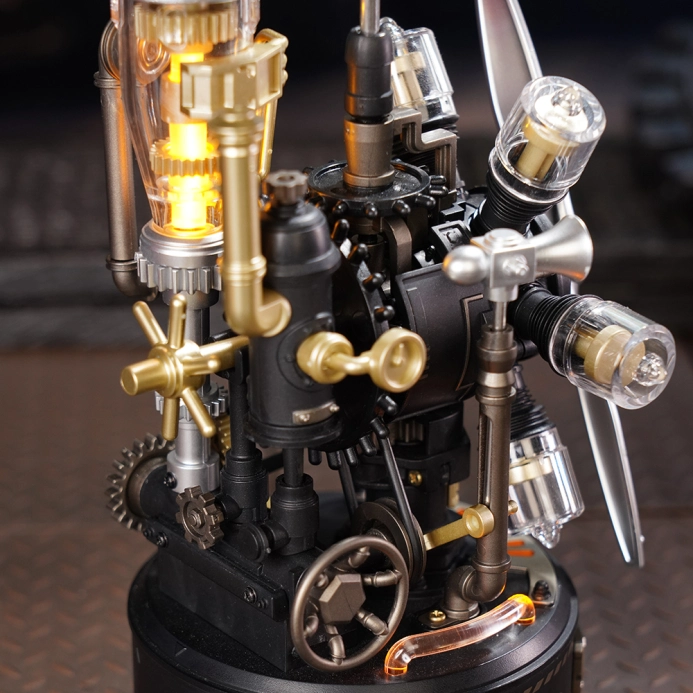 RoboTime 3D mechanická skládačka Da Vinciho vrtulník