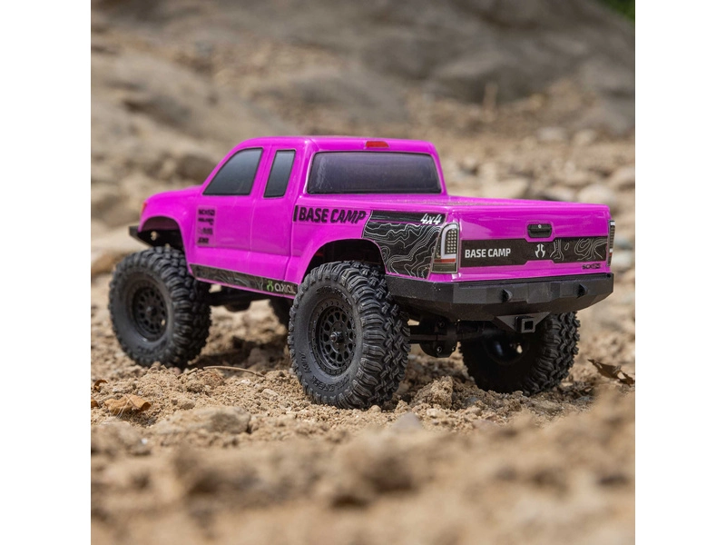 RC auto Axial SCX24 Base Camp 1:24 4WD RTR, růžová