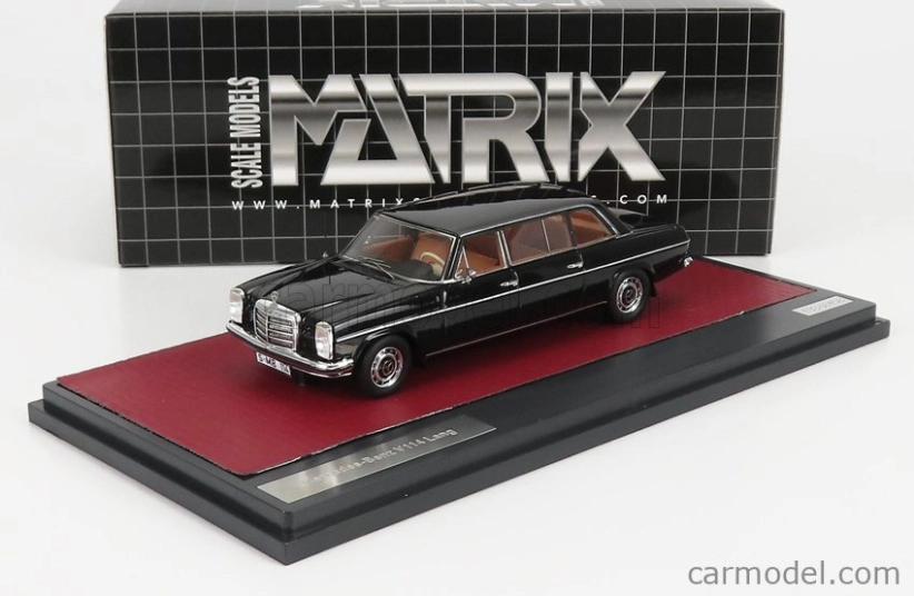 Modely v mierke Matrix Mercedes benz V114 Pollmann 1969 1:43 Black