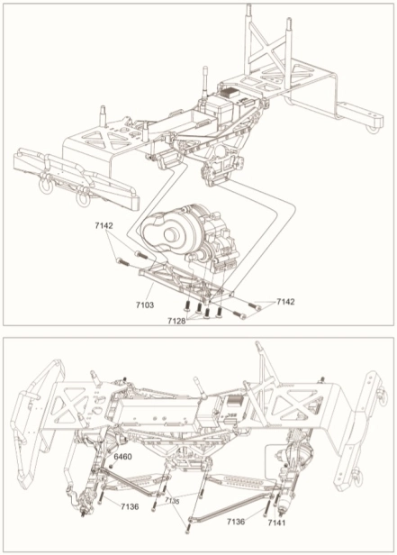 RC auto DF-4J Crawler XXL