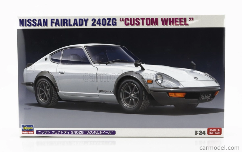 Hasegawa Nissan Fairlady 240zg Coupe Custom Wheels 1972 1:24 /