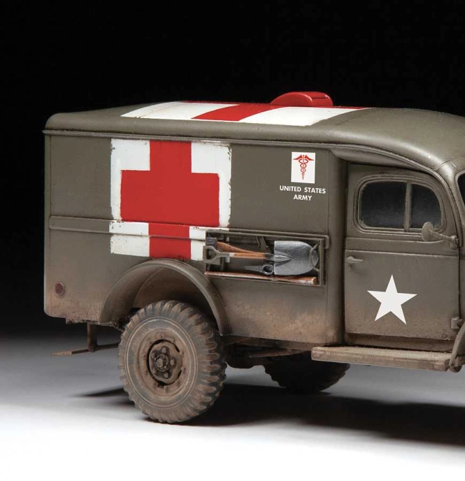 Zvezda Dodge Wc54 4x4 Truck Military Ambulance 1944 1:35 /