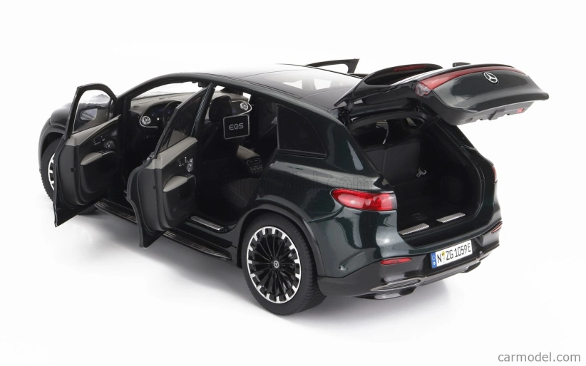 Nzg Mercedes benz Eqs Suv (x296) Von Mercedes-eq Amg Line 2022 1:18 Green Met