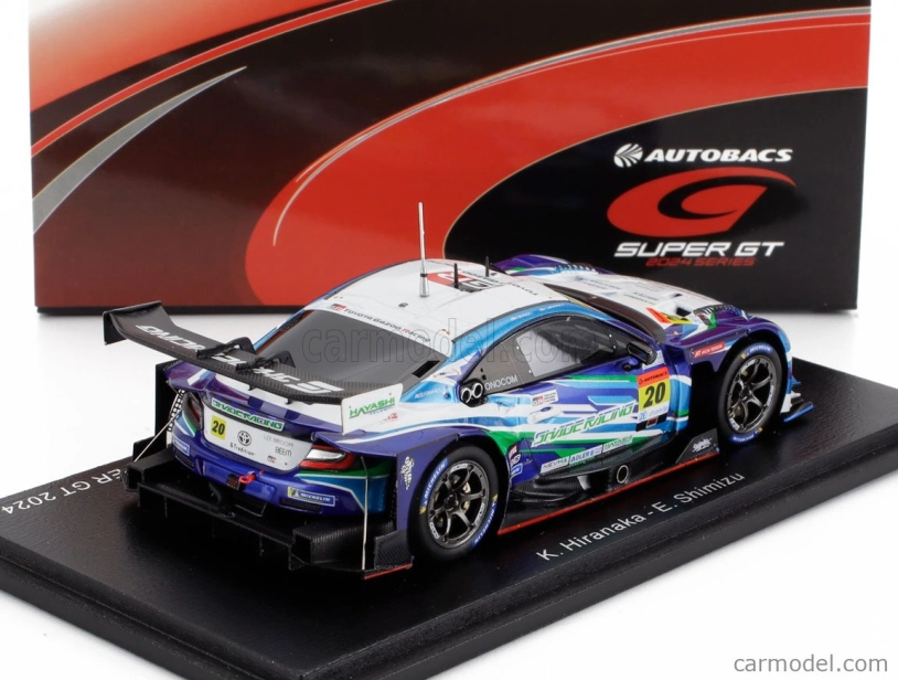 Spark-model Toyota Gr86 Gt Team Shade Racing N 20 Gt300 Class Super Gt 2024 Katsuyuki Hiranaka - Eijiro Shimizu 1:43 Blue White