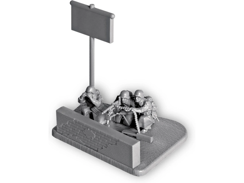 Zvezda figúrky Ger. Machine-gun with Crew (Winter Uniform) (1:72)