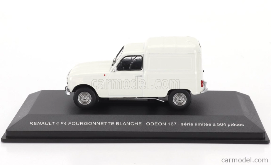 Odeon Renault R4 F4 Fourgonnette Van 1975 1:43 Bílá