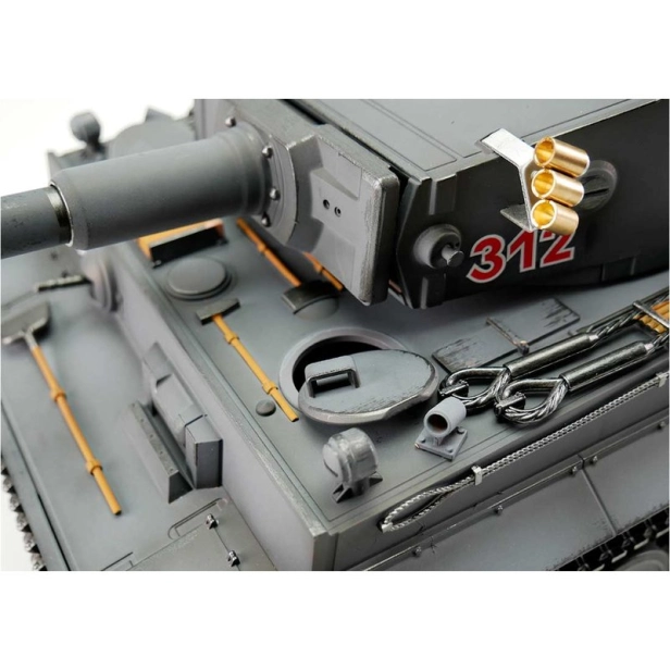 RC tank Tiger I. raná verze 1:16 IR, šedá