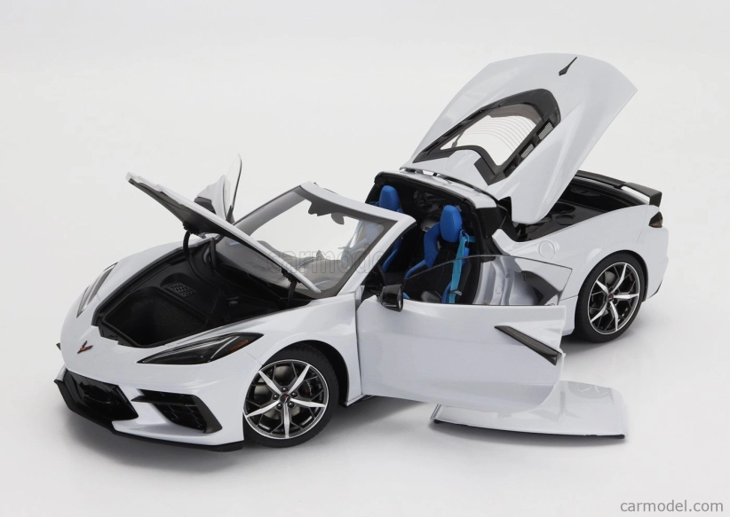 Autoart Chevrolet Corvette C8 Z51 Stingray Spider 2020 1:18 Keramická Matrice Šedá Met