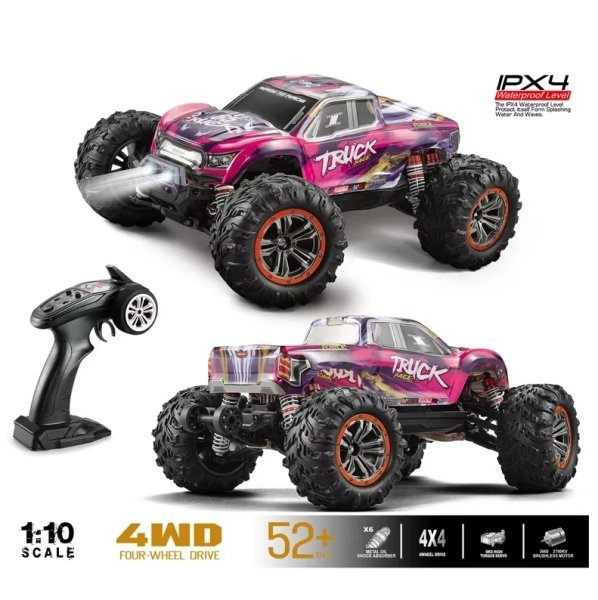 RC auto Monster Truck 65, ružová