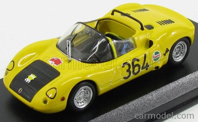 Najlepší model Fiat Abarth 1000sp Spider N 364 Rovereto-asiago 1971 M.baldo 1:43 Yellow