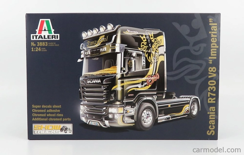 Italeri Scania R730 Tractor Truck V8 Topline 2-assi 2011 1:24 /