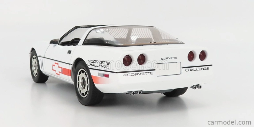 Greenlight Chevrolet Corvette C4 1988 1:18 Bílá Červená