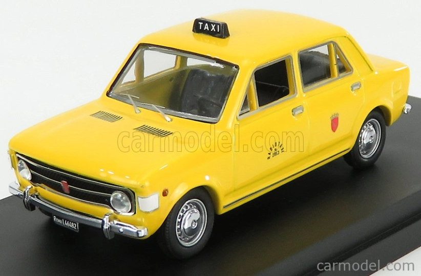 Rio-models Fiat 128 4-dverový Taxi Roma 1971 1:43 Žltá