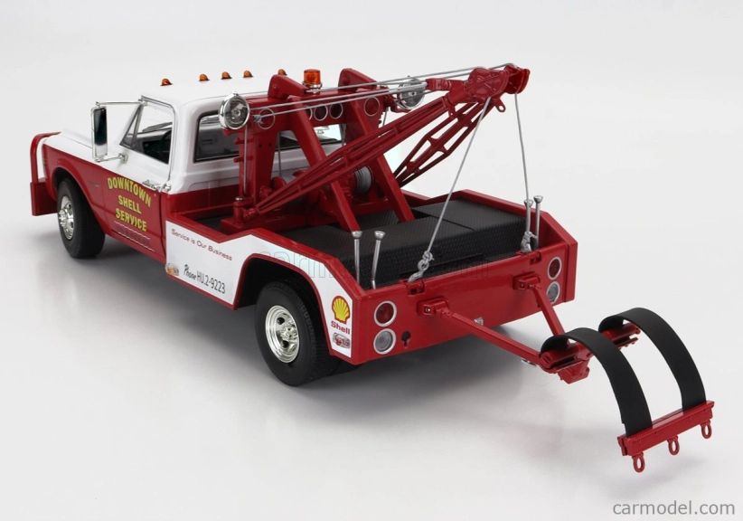 Greenlight Chevrolet C-30 Truck 1972 Odtahový vůz 1:18, bílá
