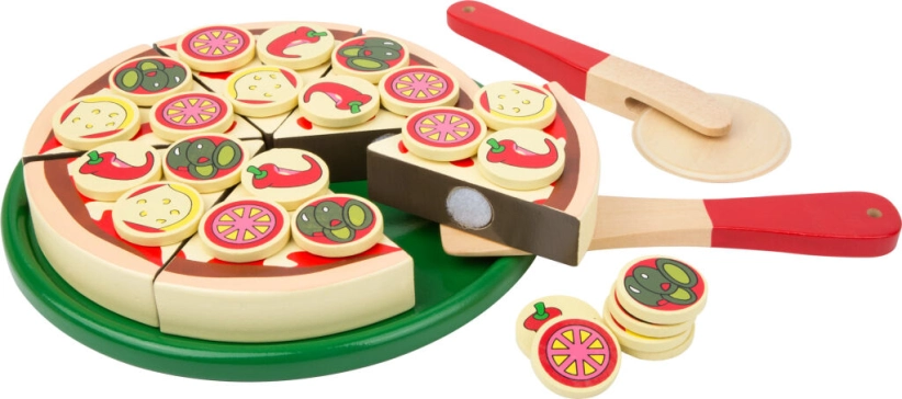 malá pätka Drevená súprava na pizzu - poškodený obal