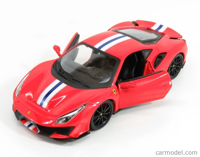Bburago Ferrari 488 Pista 1:24 červená