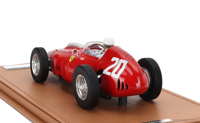 Tecnomodel Ferrari F1  Dino 246/256 Team Scuderia Ferrari N 20 Winner Monza Italy Gp (with Pilot Figure) 1960 Philip Hill 1:18 Red