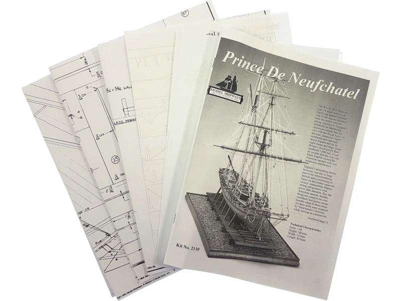 Model Shipways Prince de Neufchatel 1:64 1812 kit