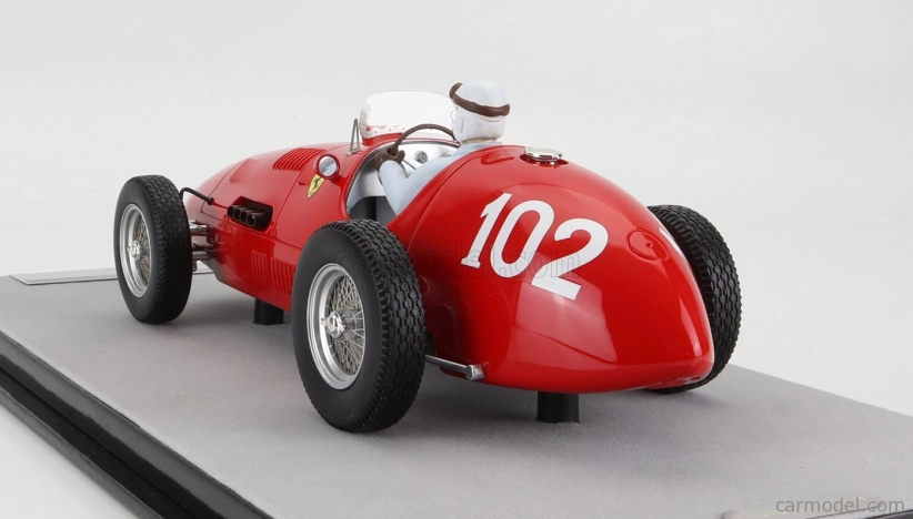 Tecnomodel Ferrari F1  500 F2 N 102 Nurburgring Gp (with Pilot Figure) 1952 Nino Farina 1:18 Red