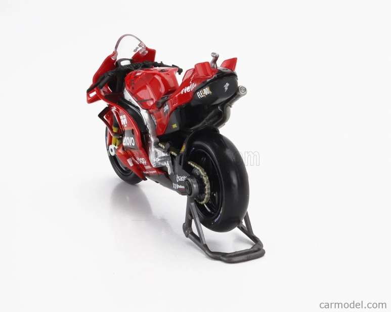 Maisto Ducati Set 2x Desmosedici Gp23 Team Lenovo N 1 World Champion Motogp Season 2023 Francesco Bagnaia + N 23 Motogp Season 2023 Enea Bastianini 1:18 Red