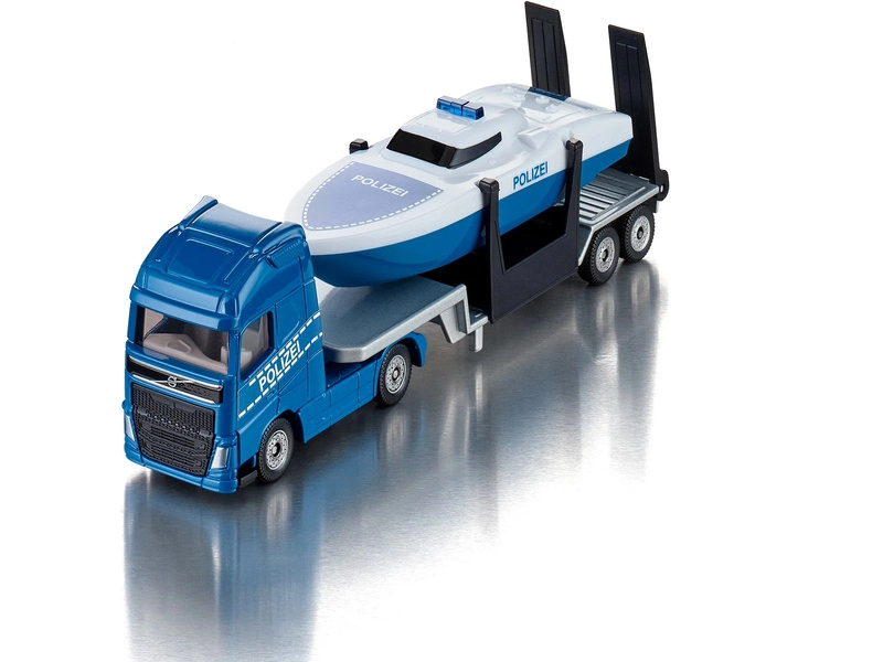 SIKU Super - tahač Volvo s člunem 1:87