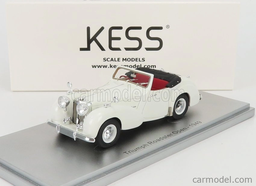 Kess-model Triumph Roadster Open 1949 1:43 White
