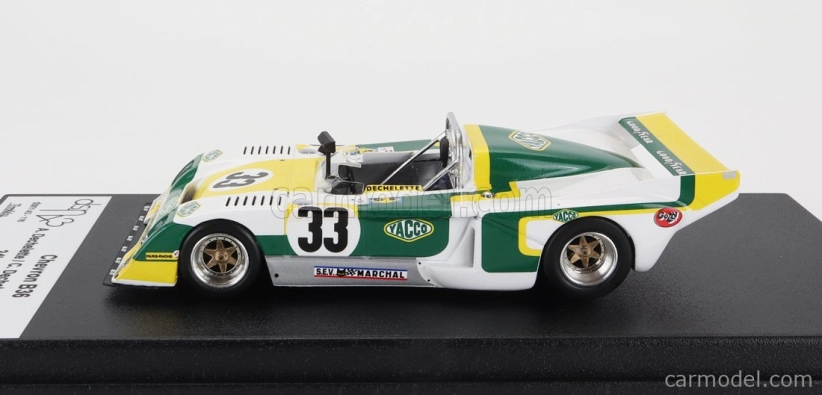 Trofeu Chevron B36 2.0l S4 Team Societe Racing N 33 24h Le Mans 1979 A.dechelette - C.dechelette - M.tarres 1:43 Biela Žltá Zelená