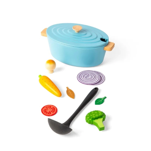 Bigjigs Toys Misa na pečenie so zeleninou