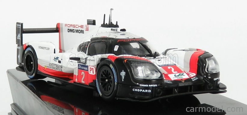 Ixo-models Porsche 919 Hybrid 2.0l Turbo V4 Team Porsche N 2 Winner 24h Le Mans 2017 T.bernhard - E.bamber - B.hartley 1:43 Biela červená čierna