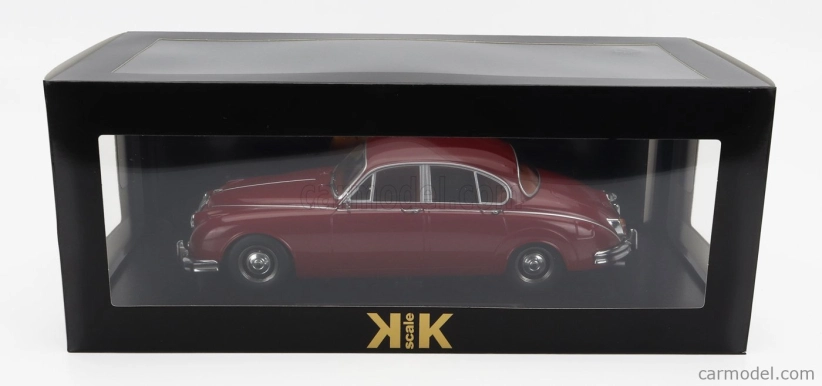 Daimler 250 V6 Lhd 1962 v mierke kk - Hnedý interiér 1:18 Červená