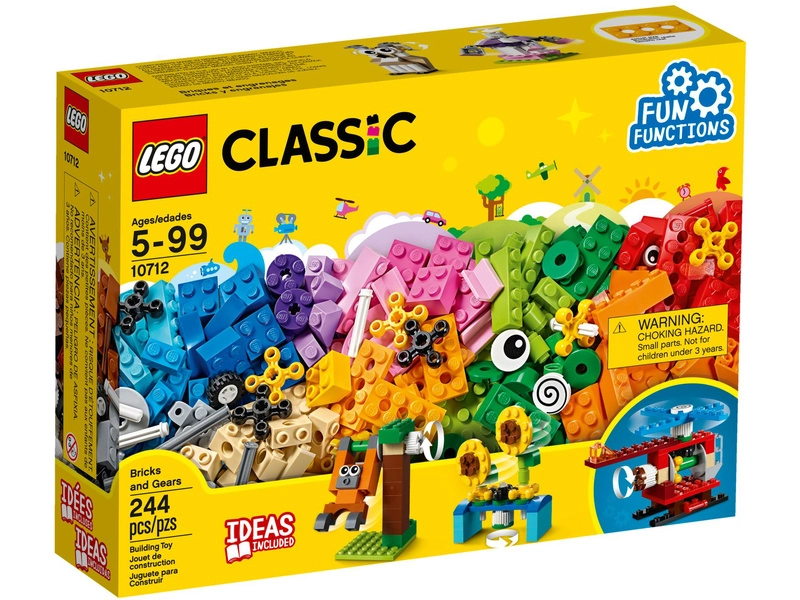 LEGO Classic - Kocky a ozubené kolesá