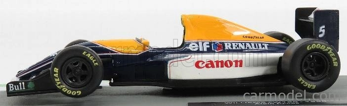 Edicola Williams F1 Fw14b Renault N 5 Nigel Mansell Sezóna 1992 Majster sveta 1:43 Modrá Žltá Biela